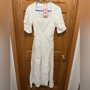 NWT Cult Gaia Karissa Dress Off White Size Small